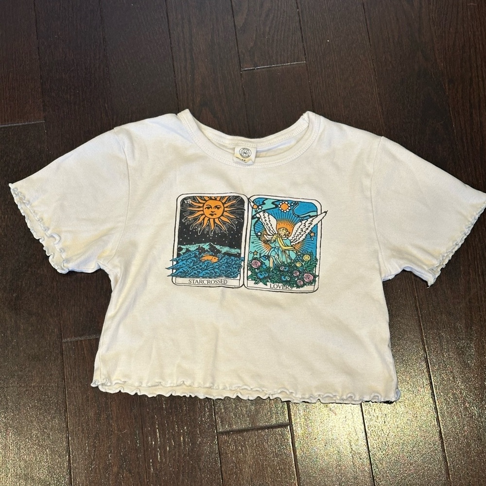 Urban Outfitters Tarot Star Crossed Baby Tee